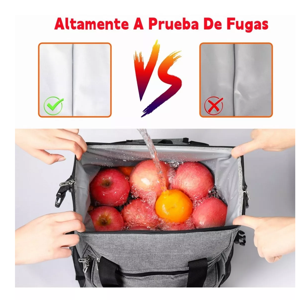 Hielera Mochila Bolsa Térmica Aislada A Prueba De Fugas 26 L