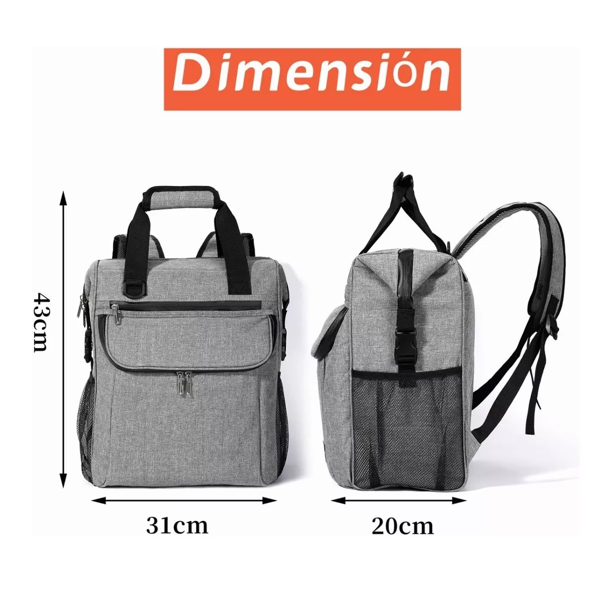 Hielera Mochila Bolsa Térmica Aislada A Prueba De Fugas 26 L