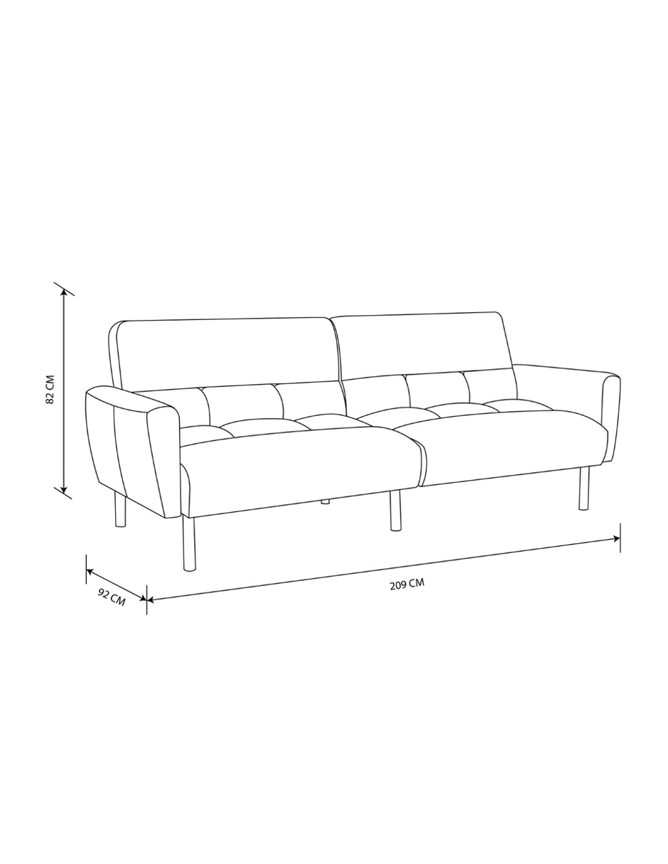 sofa cama easy living nirvana azul