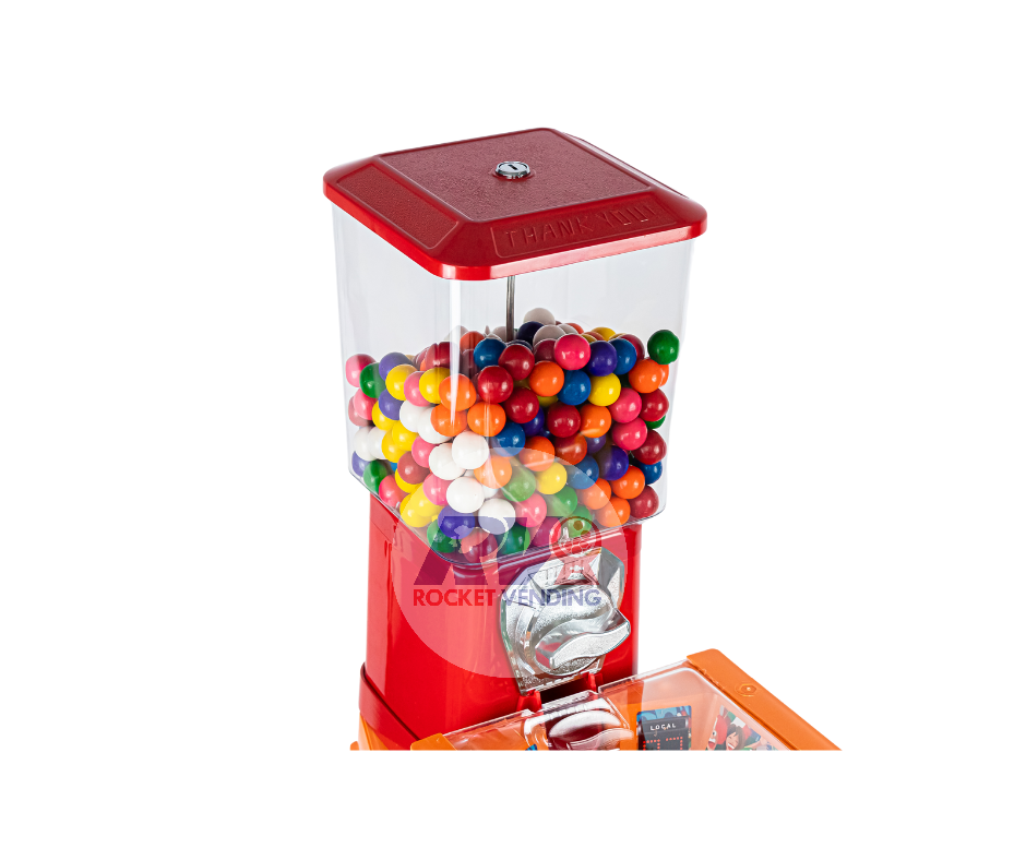 Maquina Chiclera con futbolito cobro a elegir con base 