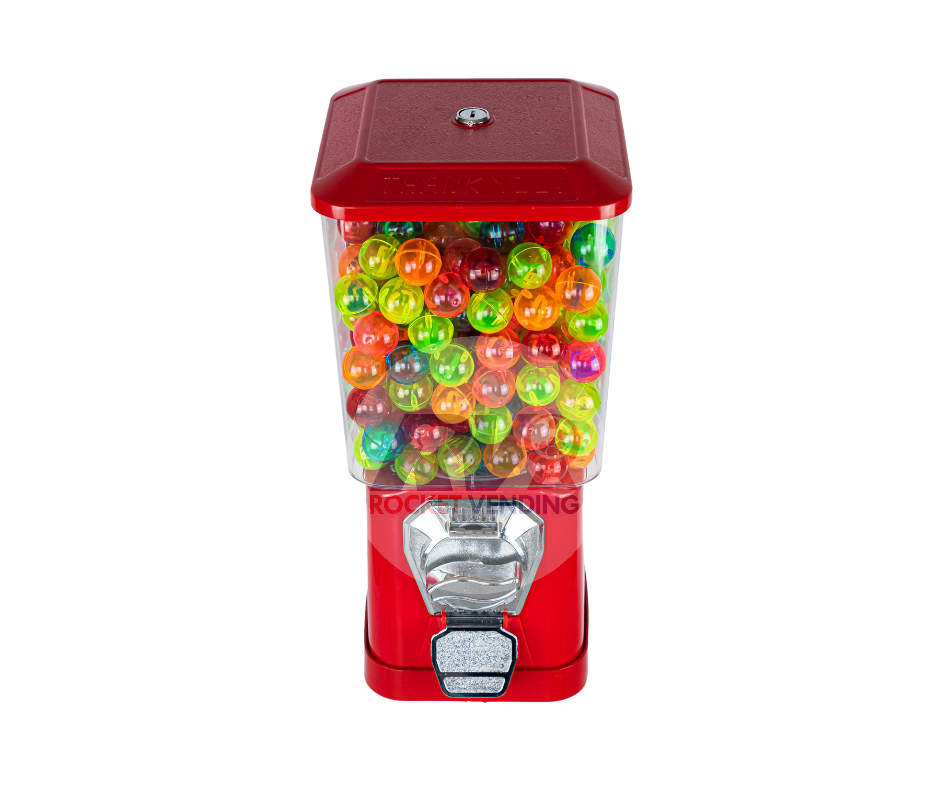 Maquina Chiclera vending 5 Pesos + Capsula Con Perritos + Base Ch5