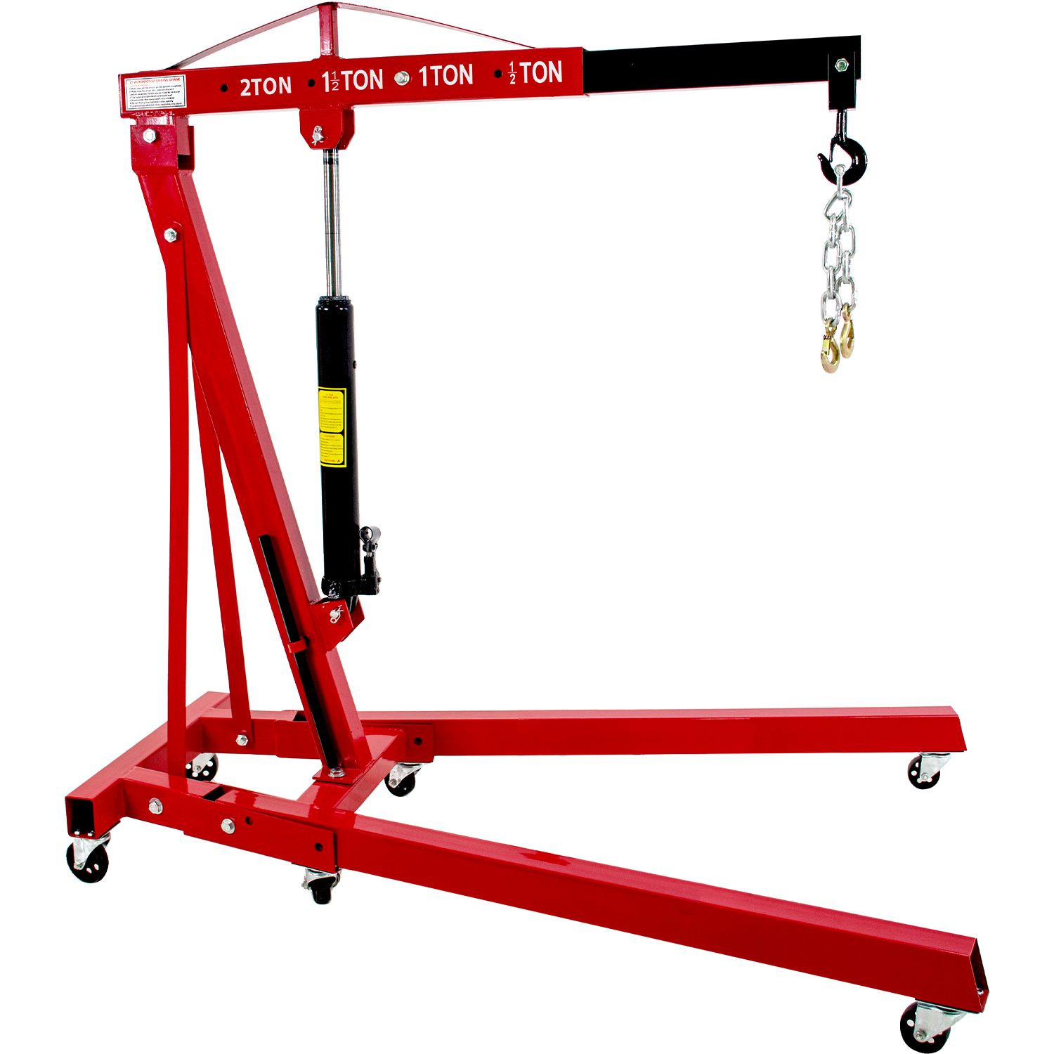 Pluma Hidraulica para Motor 2 Tons Centrador Nivelador Motores