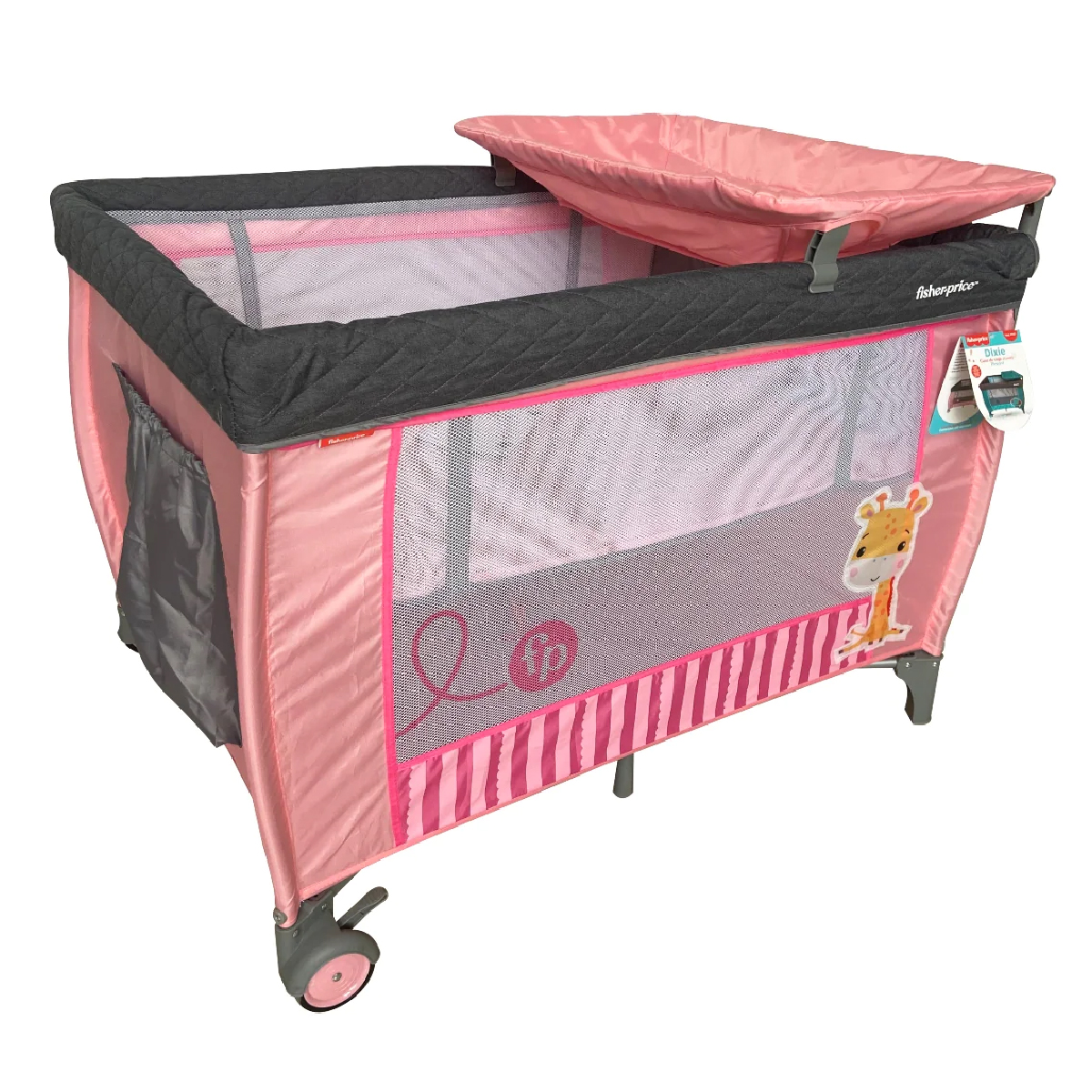 Cuna Corral para Bebe Dixie Fisher Price Rosa
