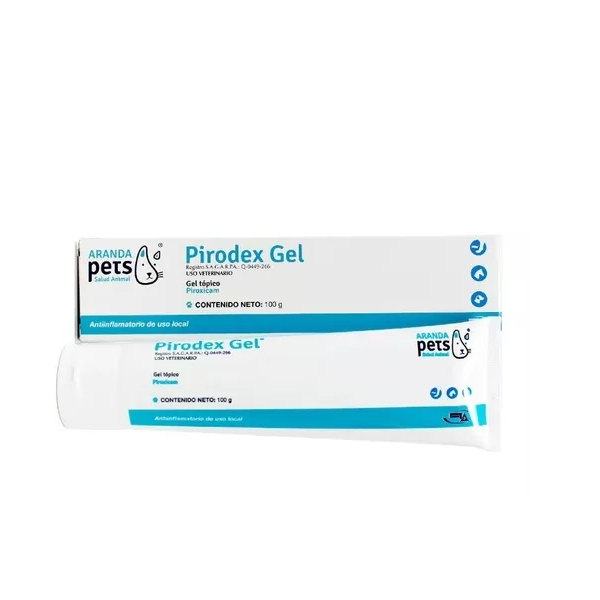 Pirodex Gel 100 Gr Antiinflamatorio Para Perro Y Caballo