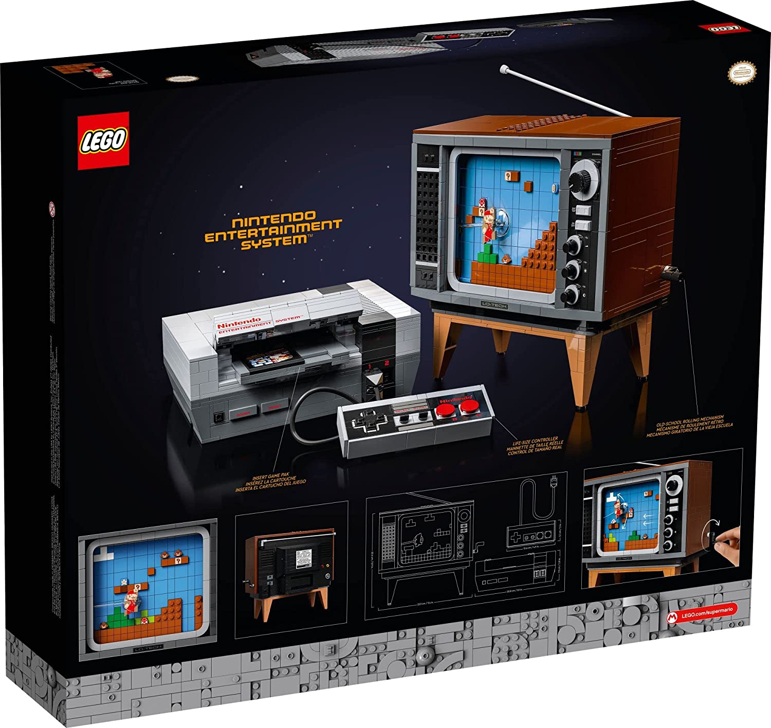 Lego Nes Nintendo Entertainment System 71374 Nuevo Sellado