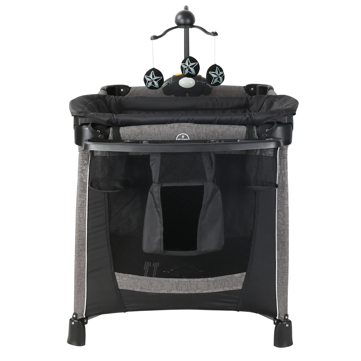 Cuna Corral de Lujo para Bebe Galy Infanti Gris