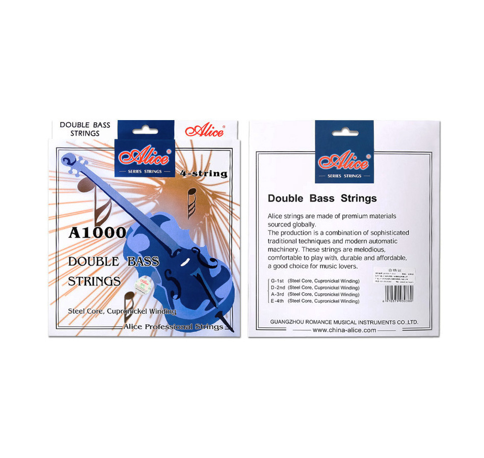 Juego de 4 cuerdas Alice A1000 P/Contrabajo 