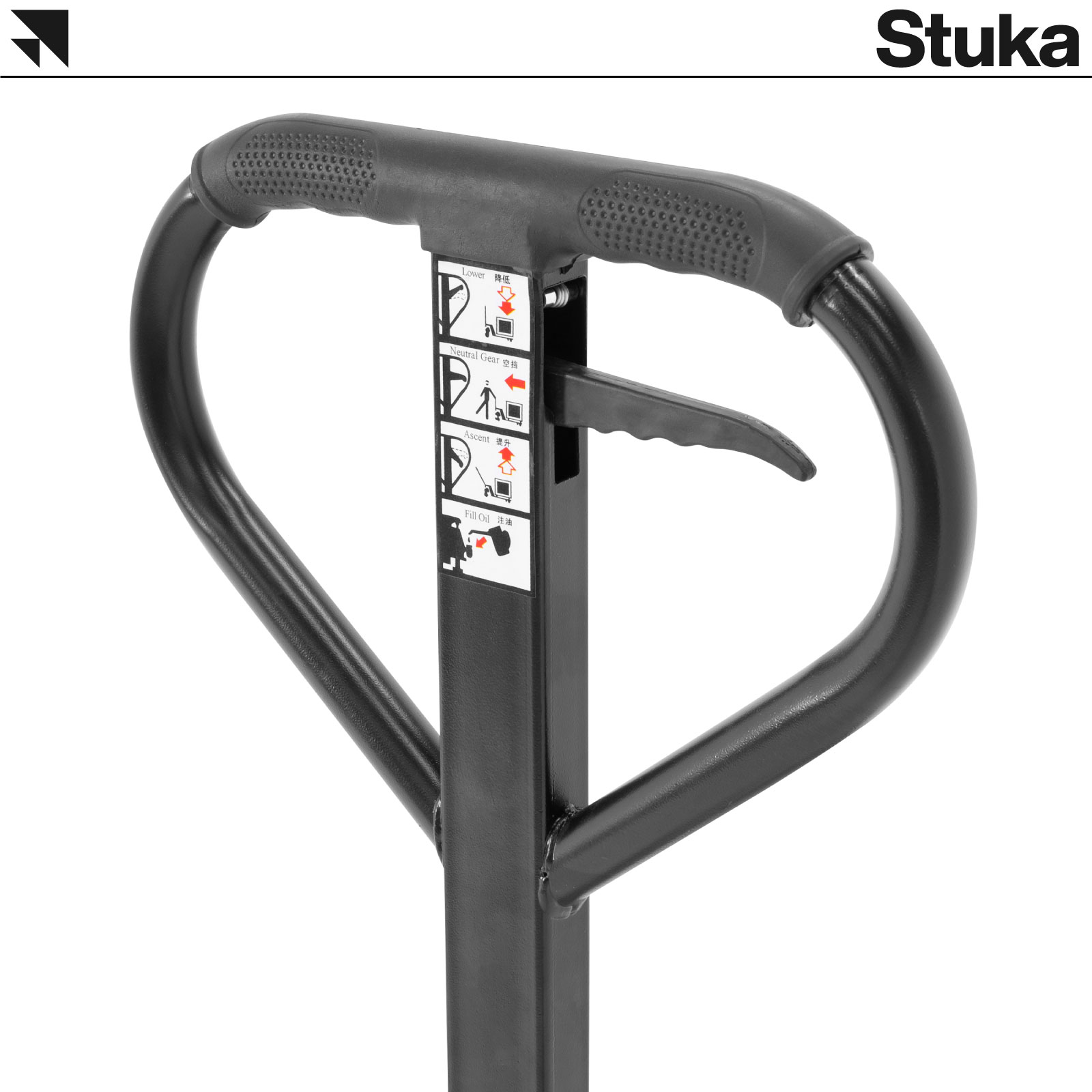 Patín Hidráulico Stuka Transpaleta para Carga de Tarimas 3 Toneladas (3000 kg)