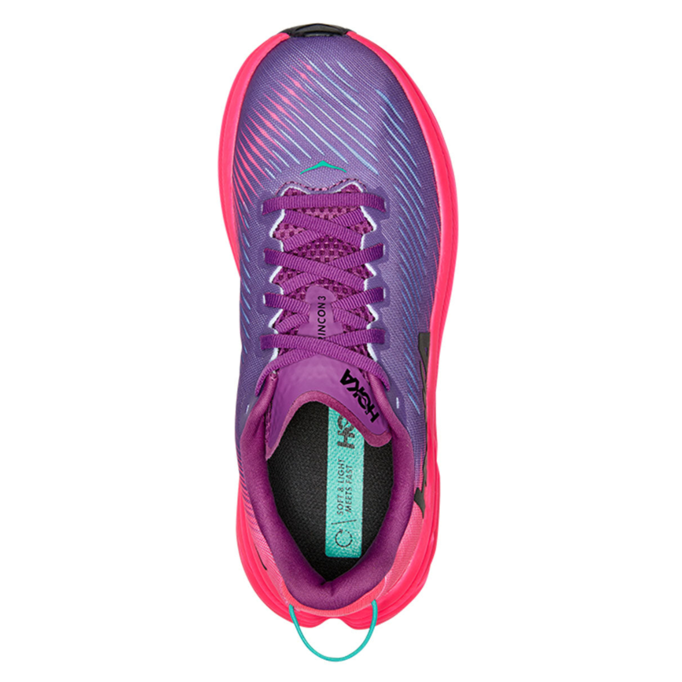 TENIS HOKA MUJER MORADO / ROSA W RINCON 3 BEAUTYBERRY / KNOCKOUT PINK 1119396BKPNK