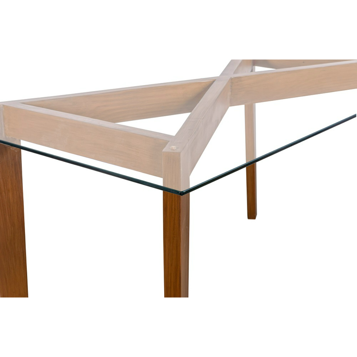 Comedor Luisiana Mostaza 6 Sillas y Cubierta Cristal.