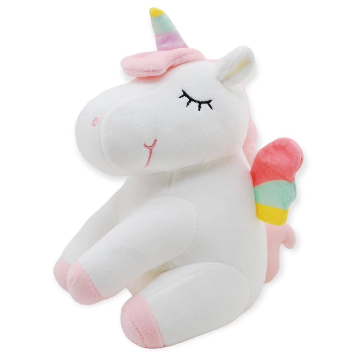 Peluche Unicornio Blanco Juguete Para Niño Niña Muy Suave