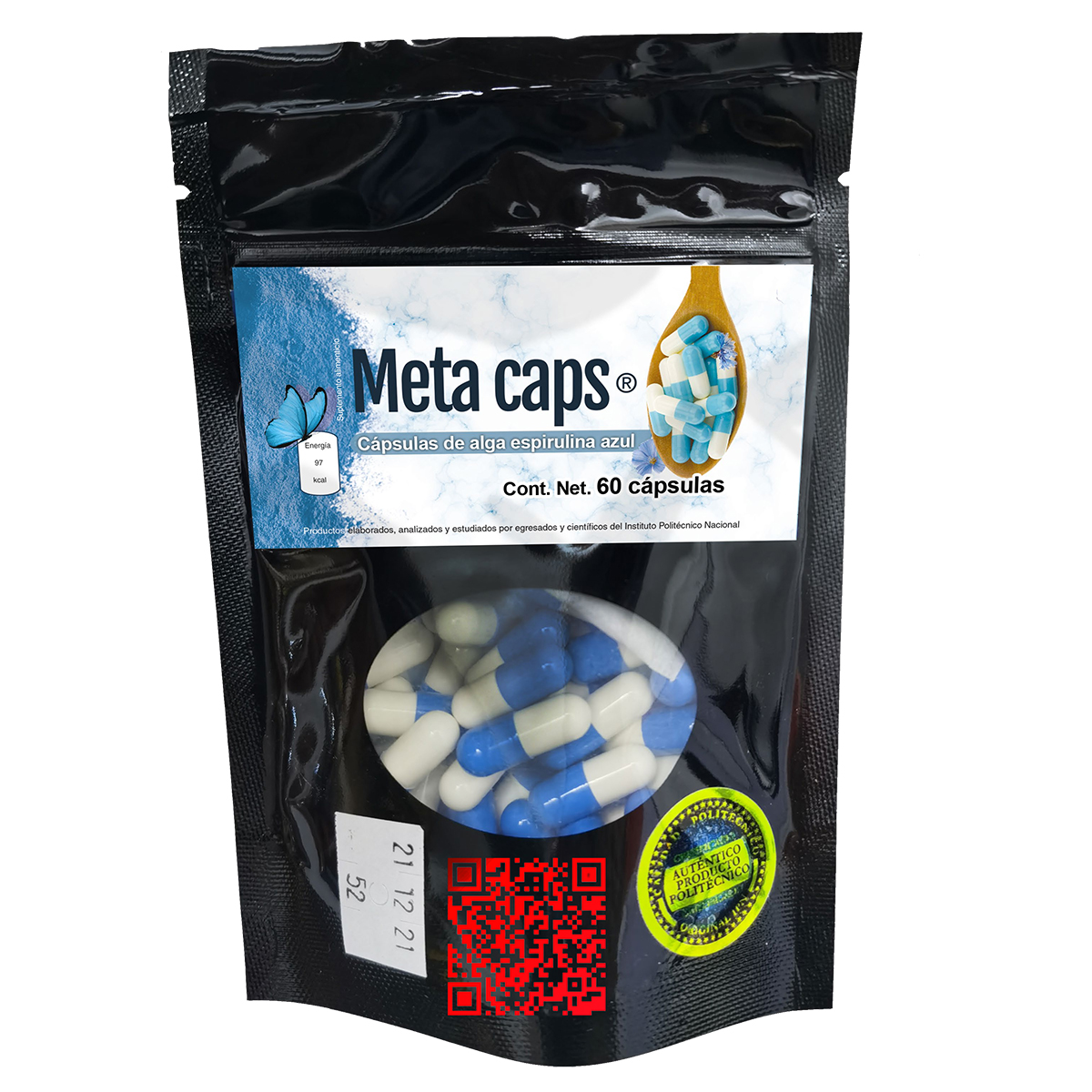 META CAPS BLUE Cápsulas con alga espirulina azul