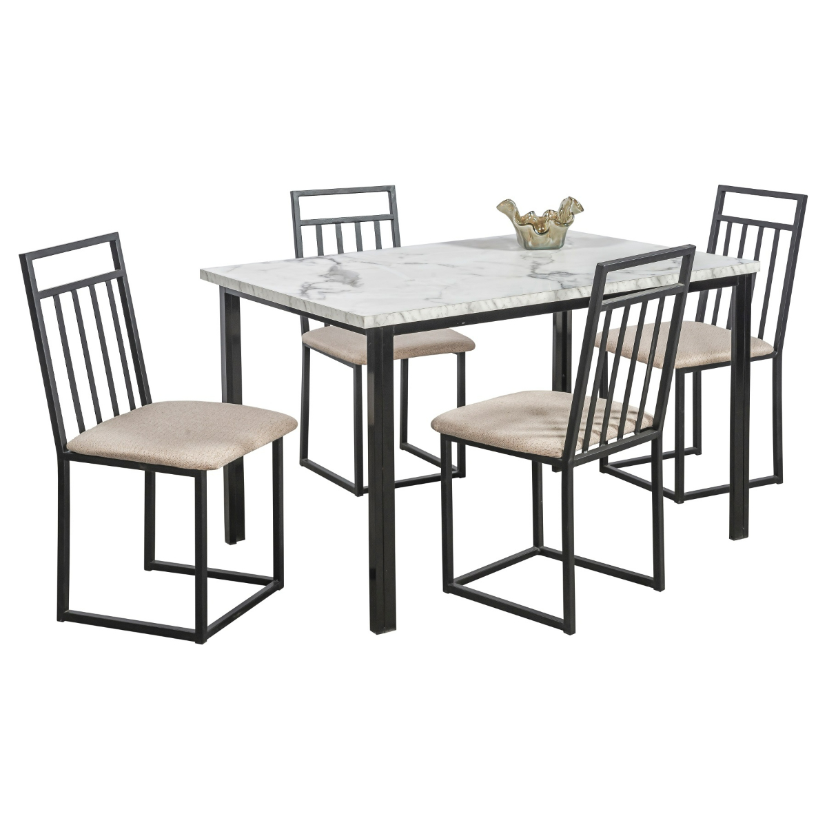 Comedor Naya Alegro 4 Sillas Tubulares.