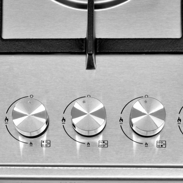 Parrilla 5 Quemadores Acero Inoxidable