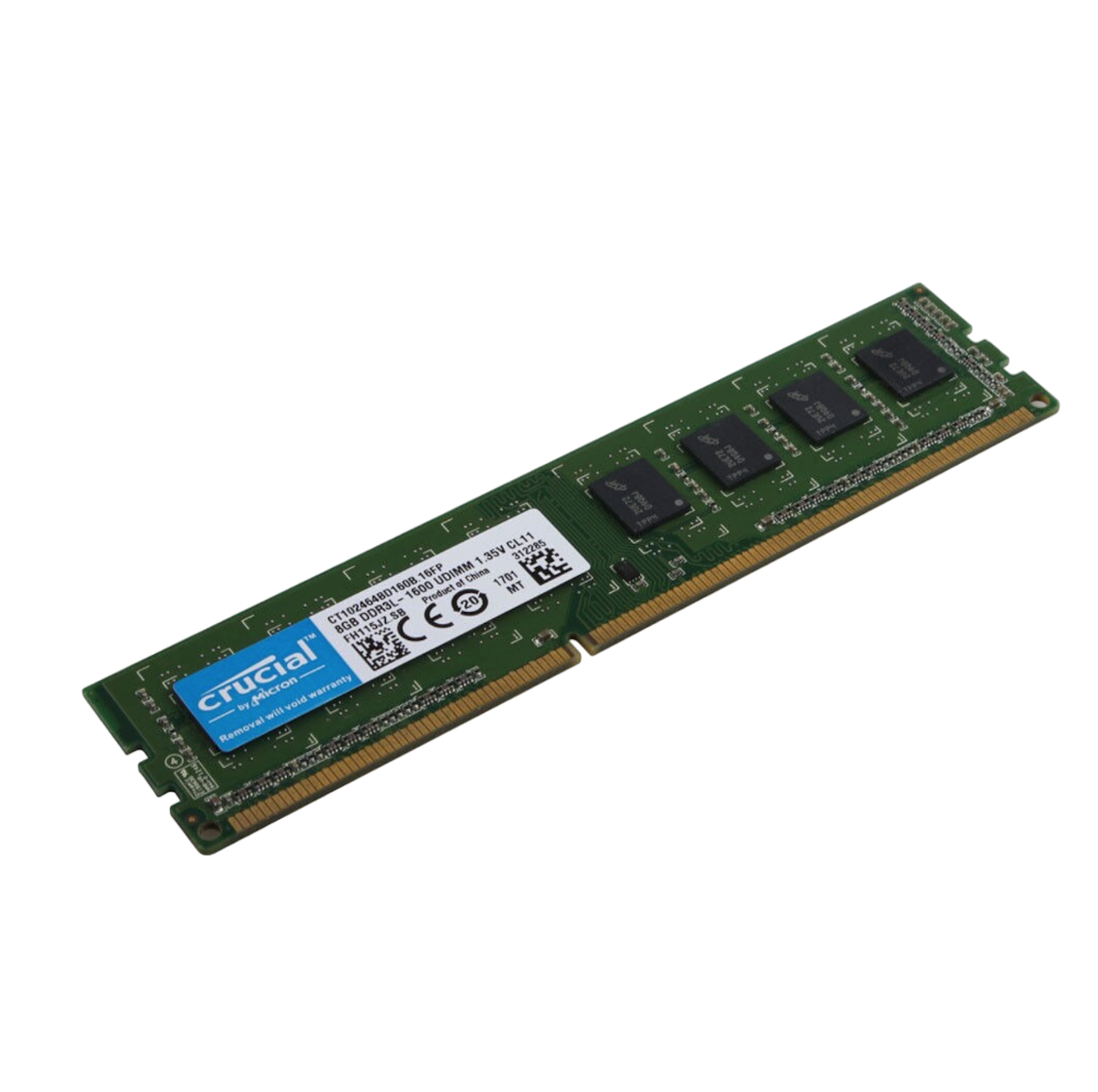 Memoria Ram DDR3L 8 GB Desktop 1600MHz CRUCIAL