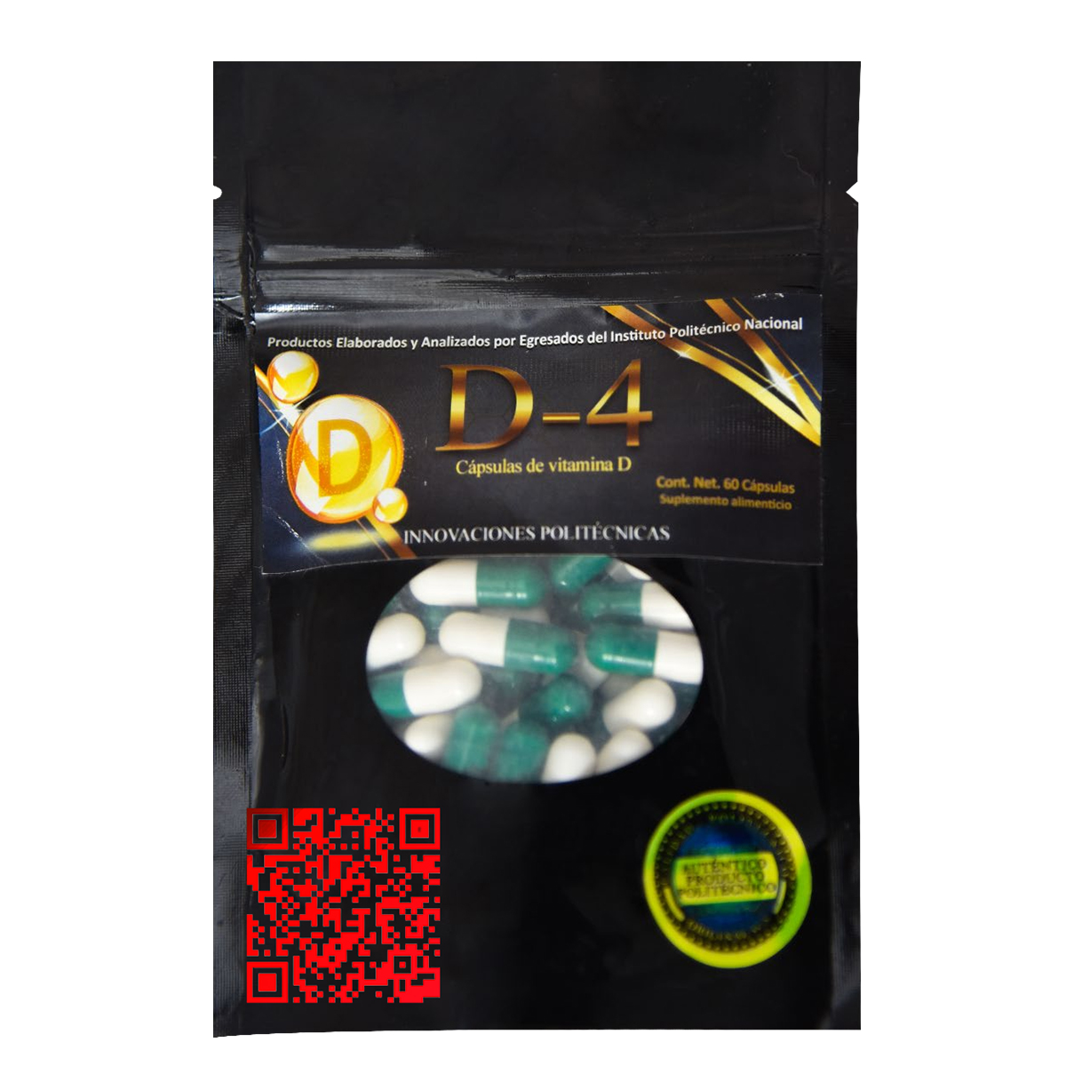 D-4 Cápsulas de Vitamina D3