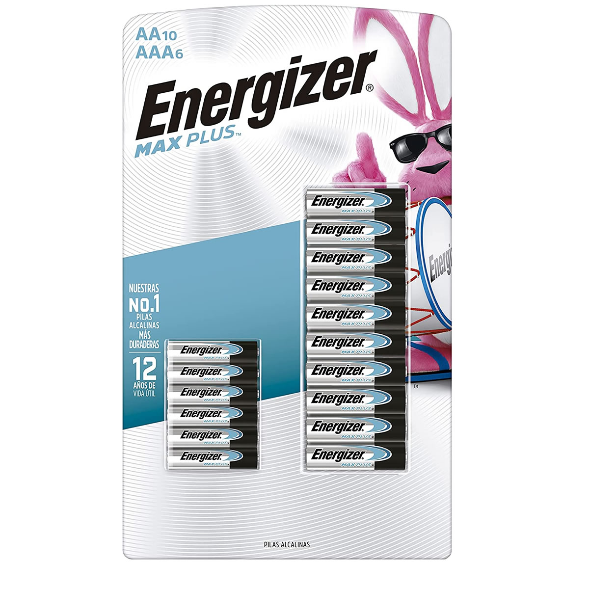 Pilas Alcalinas Pack 10 AA y 6 AAA Energizer 980021468 SMS