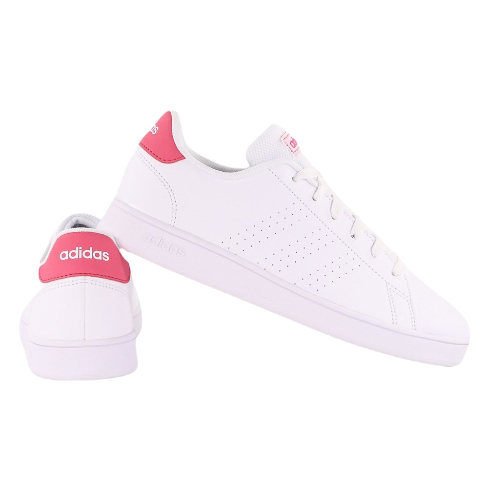TENIS ADIDAS ADVANTAGE K JR MUJER NIÑAS GY6996 BLANCO ROSA