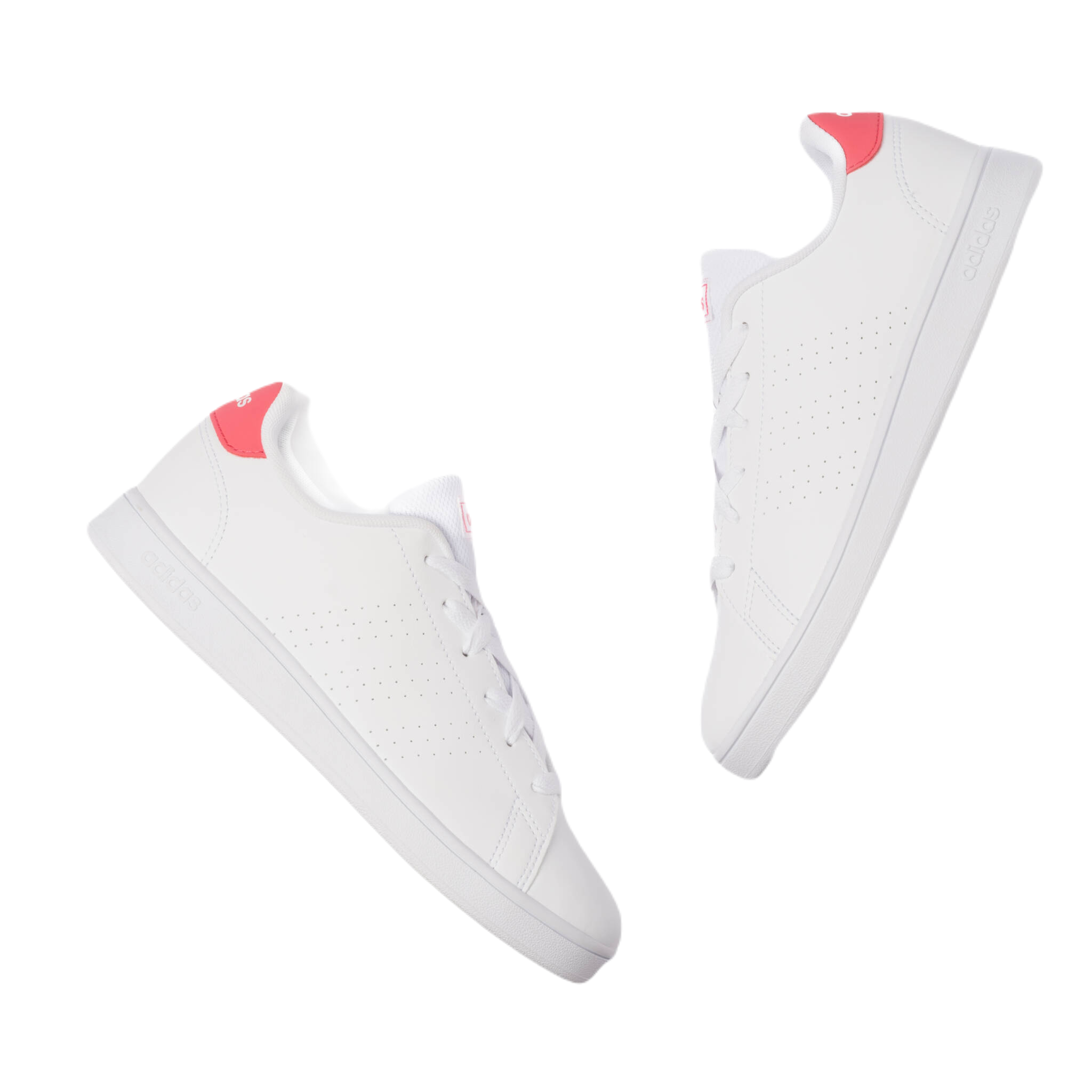 TENIS ADIDAS ADVANTAGE K JR MUJER NIÑAS GY6996 BLANCO ROSA