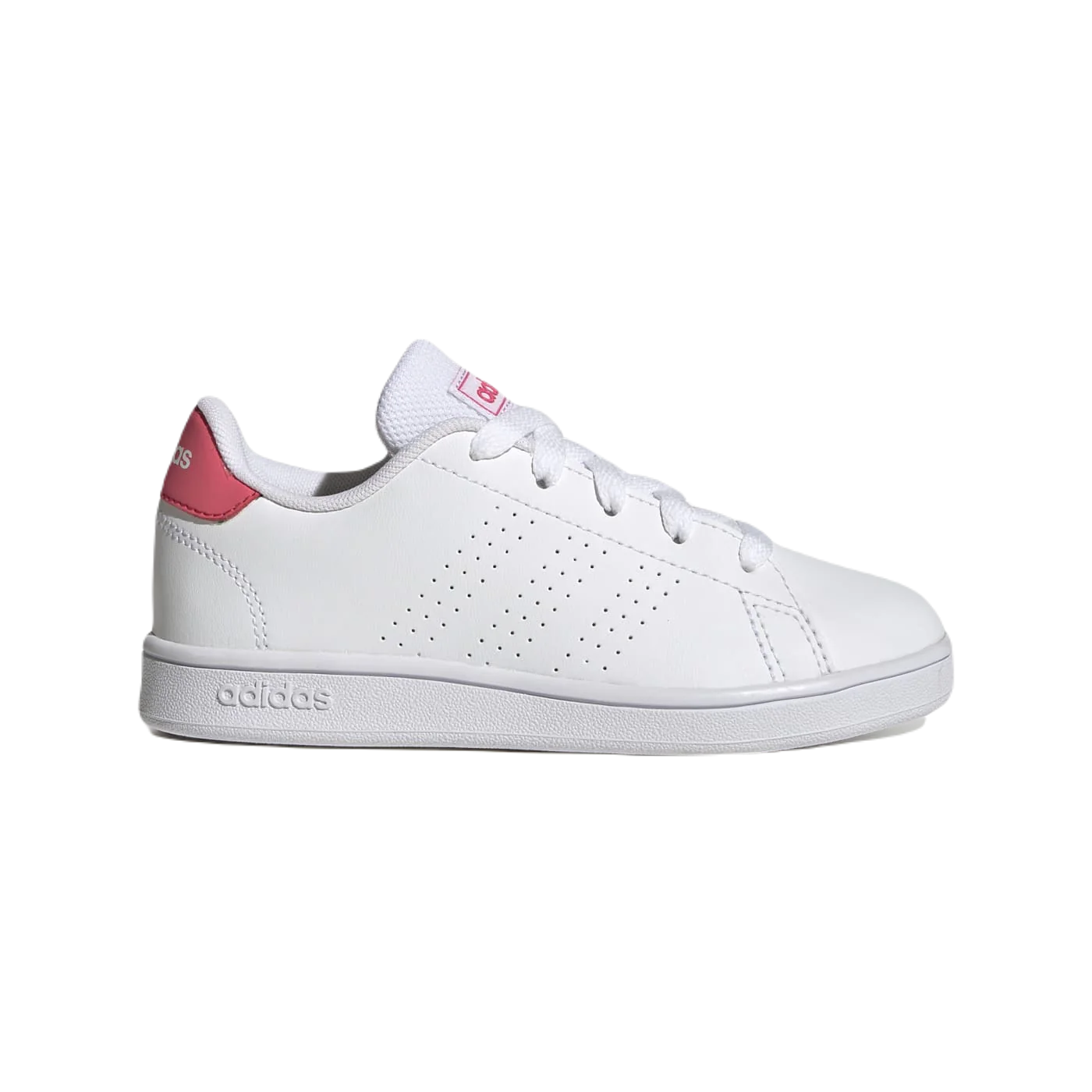 TENIS ADIDAS ADVANTAGE K JR MUJER NIÑAS GY6996 BLANCO ROSA