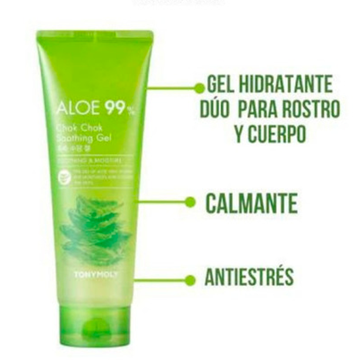 Gel hidratante de aloe 99% Chok Chok