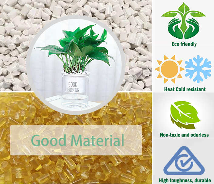 Maceta Chica de Auto Riego. Oficina. Planta pequeña Comestible para Cocina, Etc.