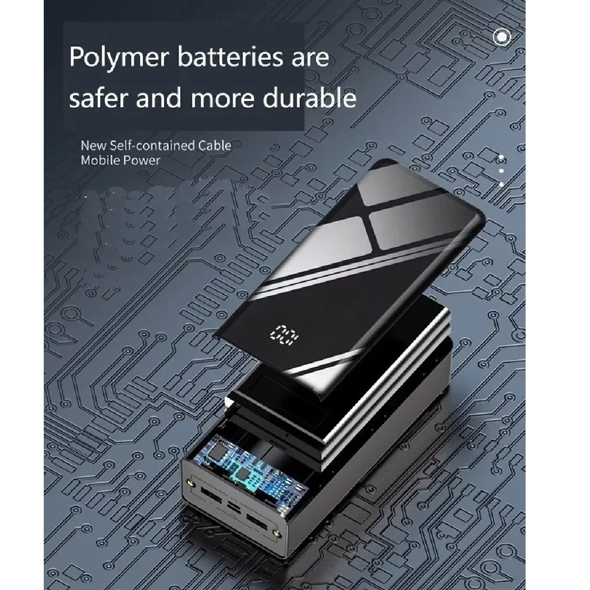 Pila Bateria Portatil 50000mah Carga Rapida