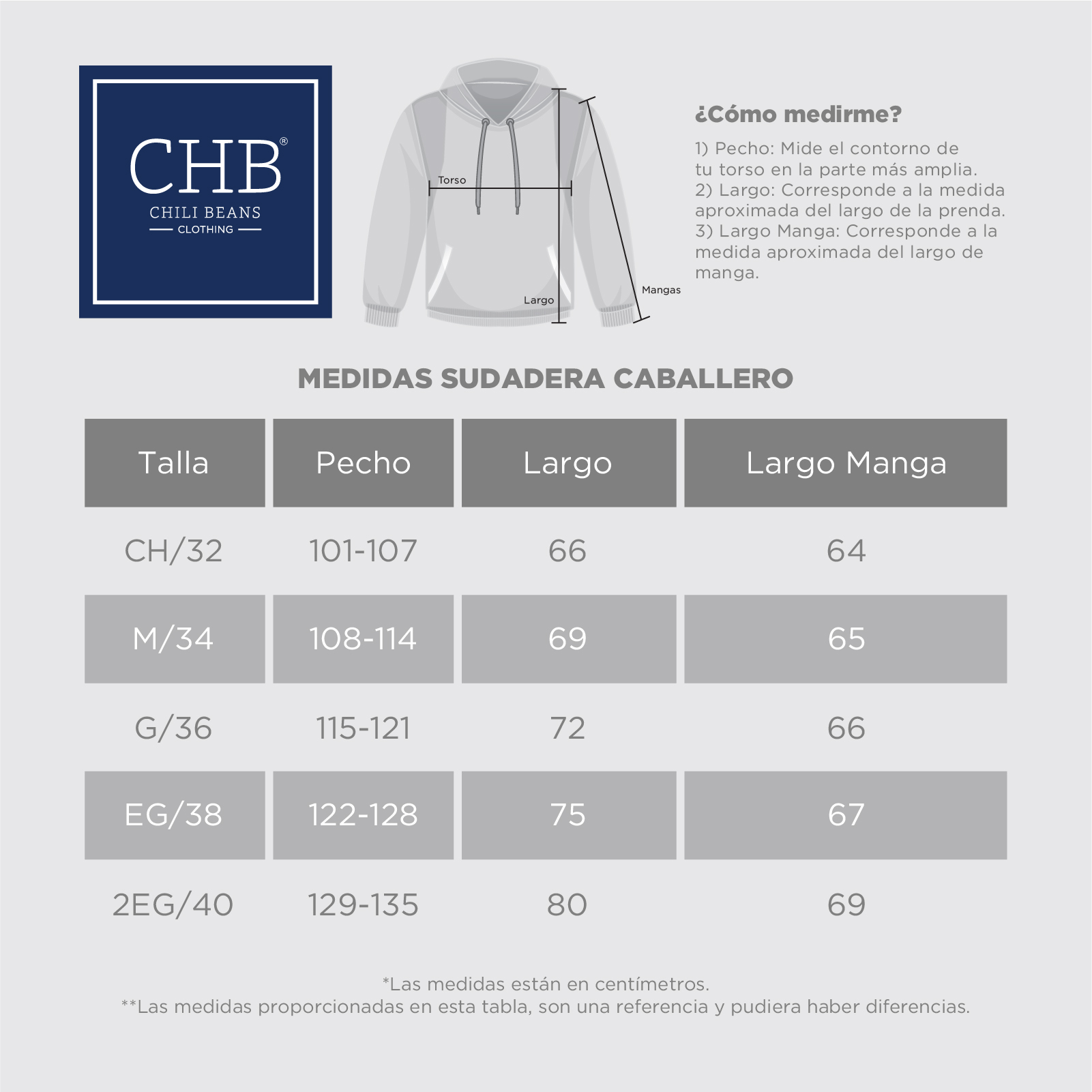 Sudadera Hombre Felpa Stretch Cuello Redondo Básico Chili Beans Color Blanco.