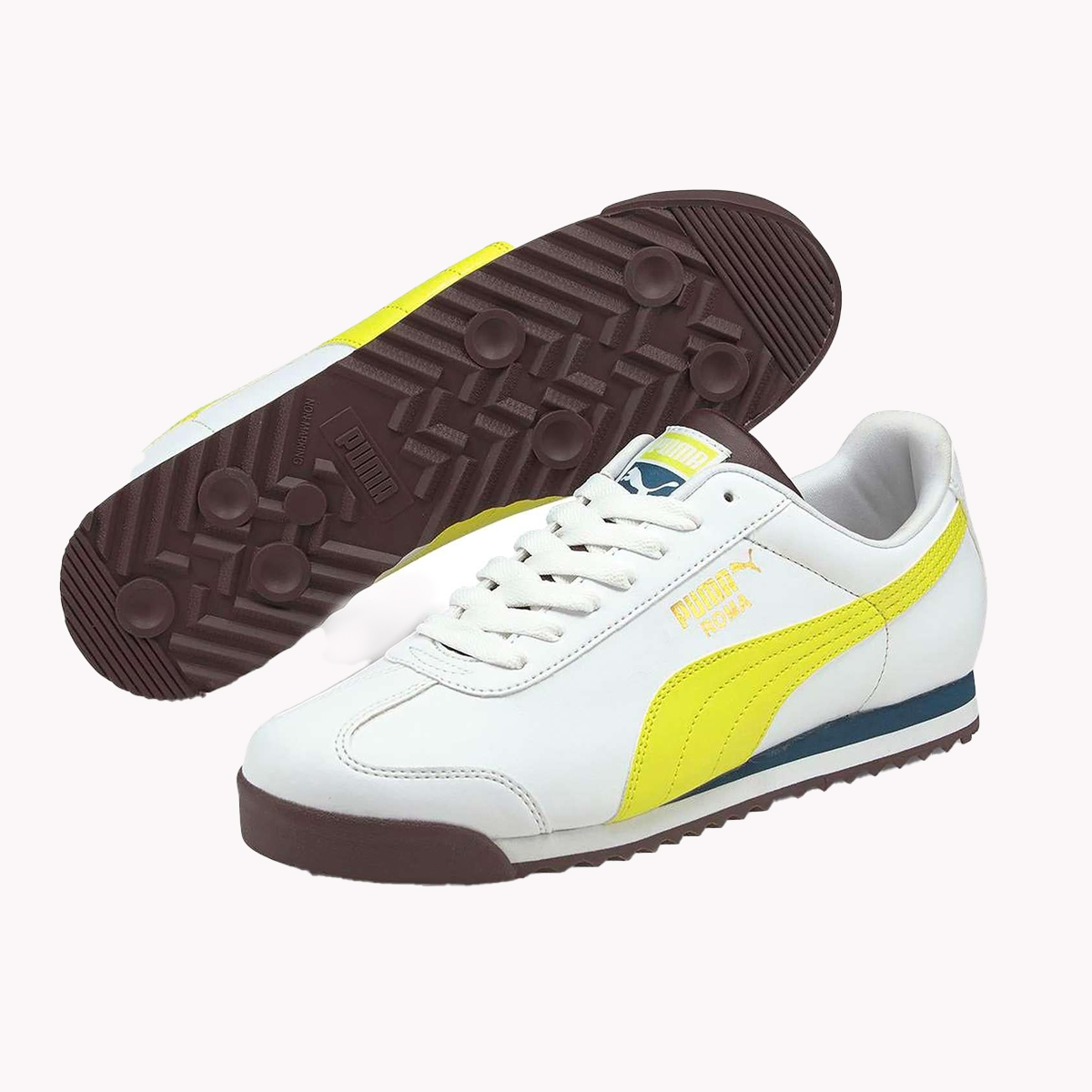 Tenis Puma Roma Basic + Yellow