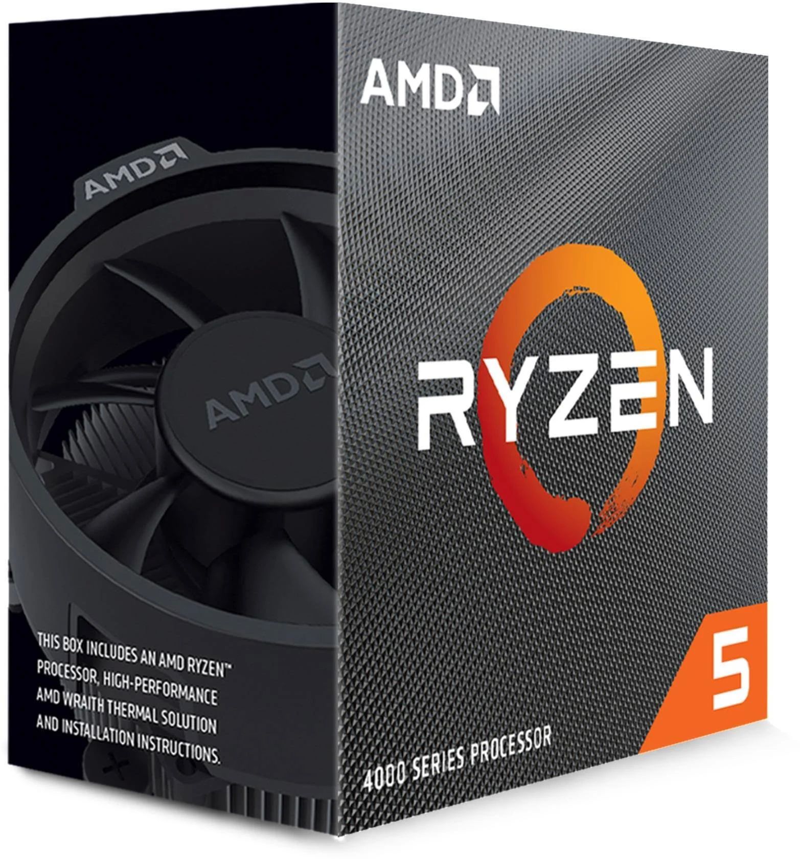 Procesador AMD 5 4500 BOX, RYZEN 5 4500 Con Ventilador