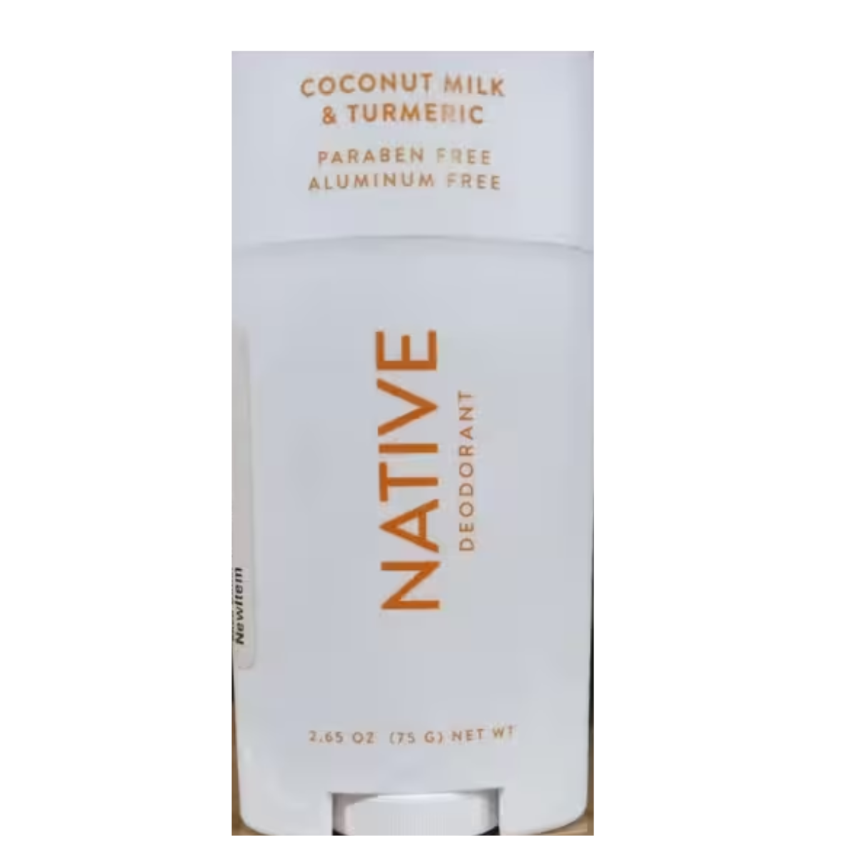 Native deodorant coconut milk y turmeric 2.6,fragancias,sinteticas,sin aluminio ,naturales