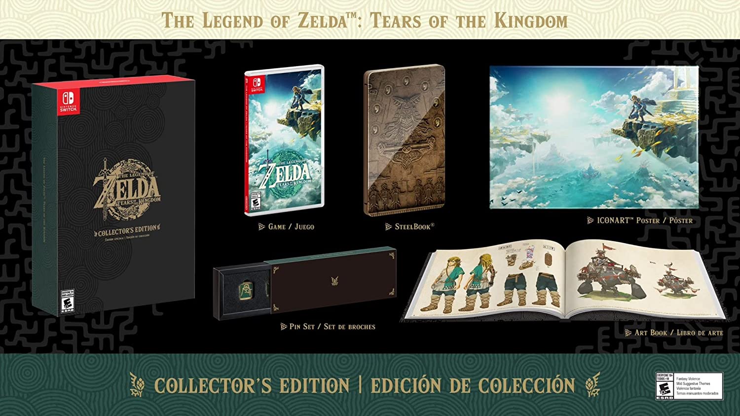The Legend Of Zelda Tears Of The Kingdom Collectors Edition - Game Center