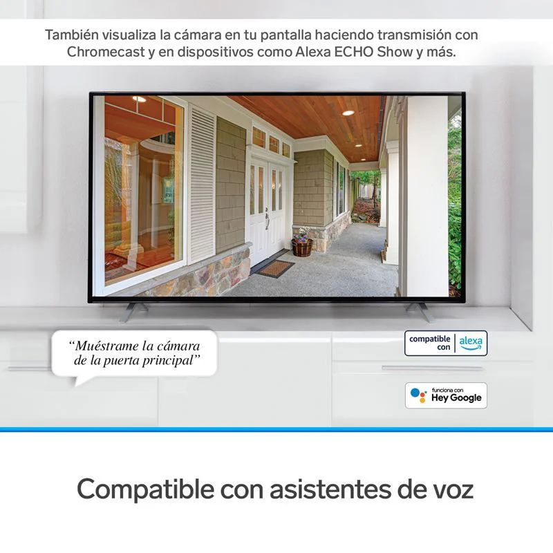Cámara Seguridad Wi-fi Full Hd Batería Recargable Steren