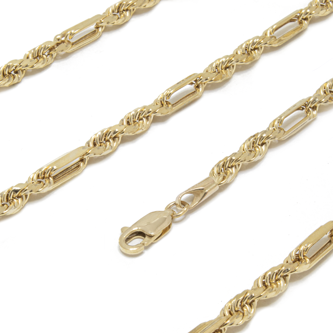 Cadena Torsal Oro Italiano 10 Kilates.