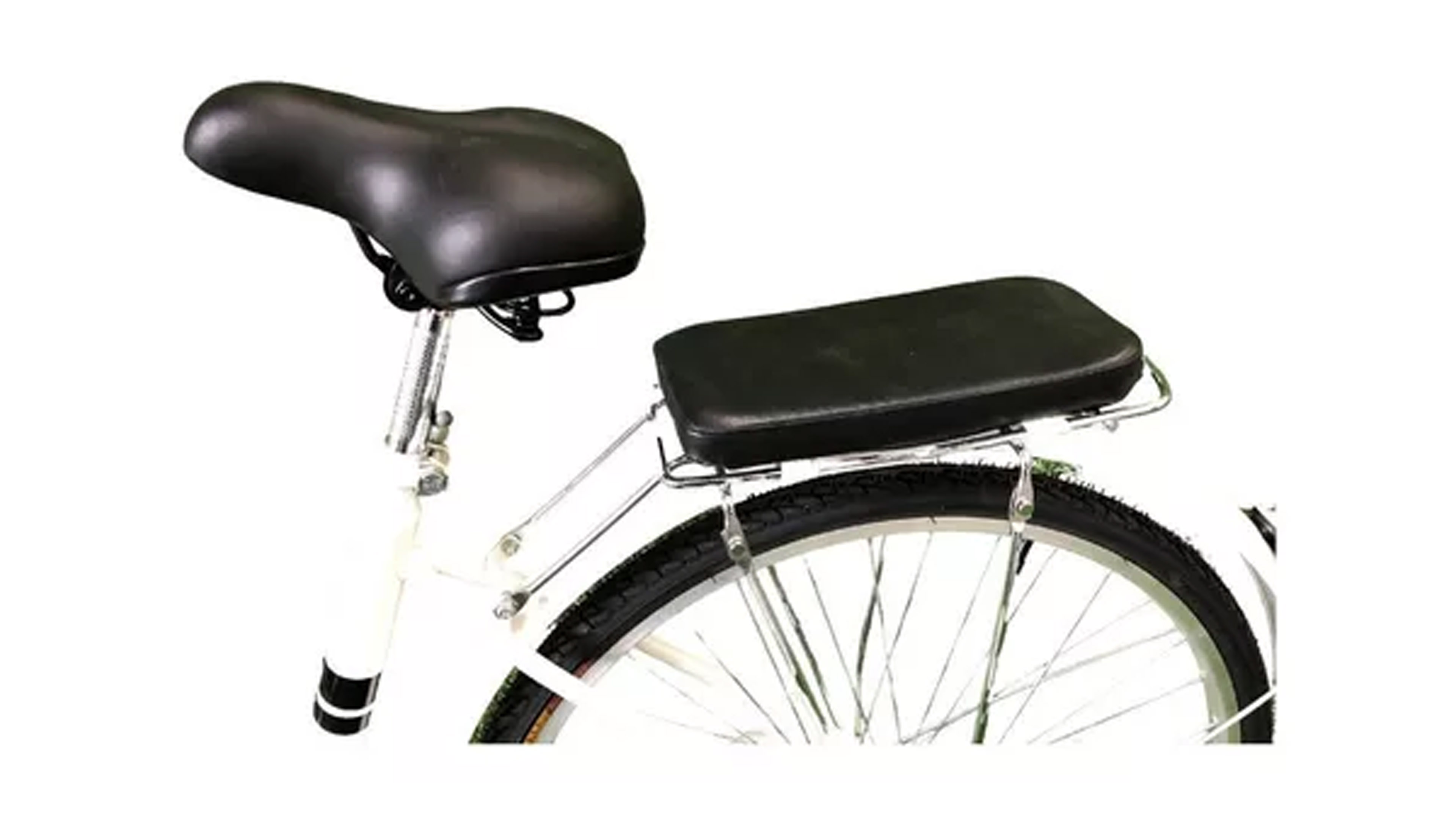 Bicicleta Pigeon Compraymas Rodada 24 Bicicleta de Paseo Calle Color Blanco con Canasta