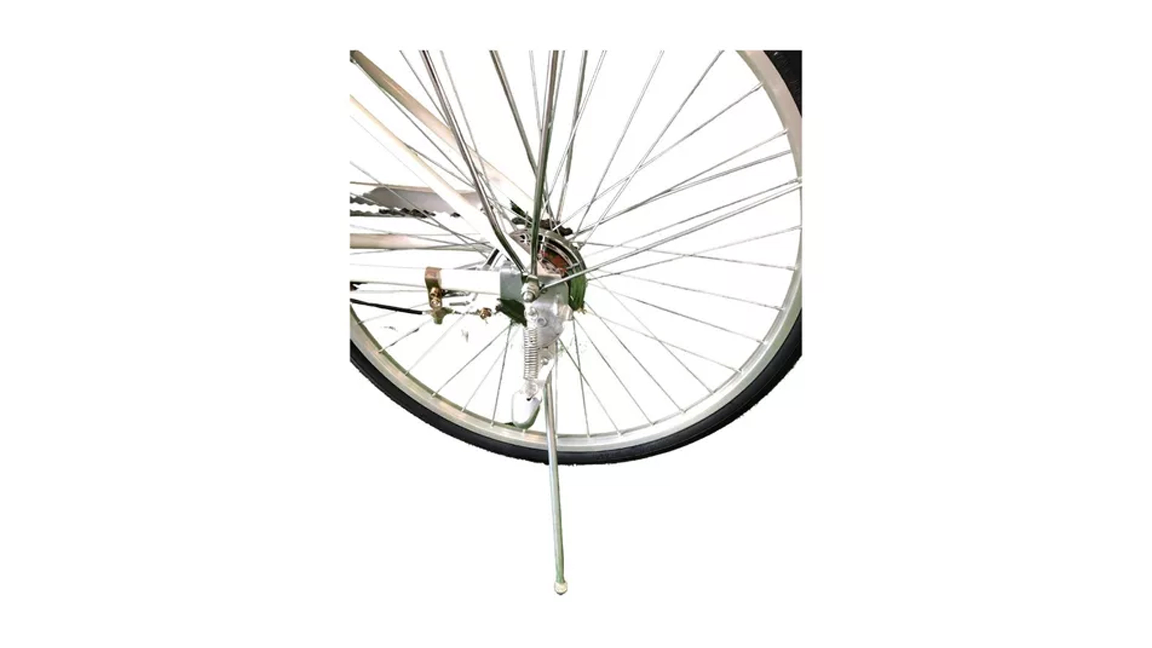 Bicicleta Pigeon Compraymas Rodada 24 Bicicleta de Paseo Calle Color Blanco con Canasta