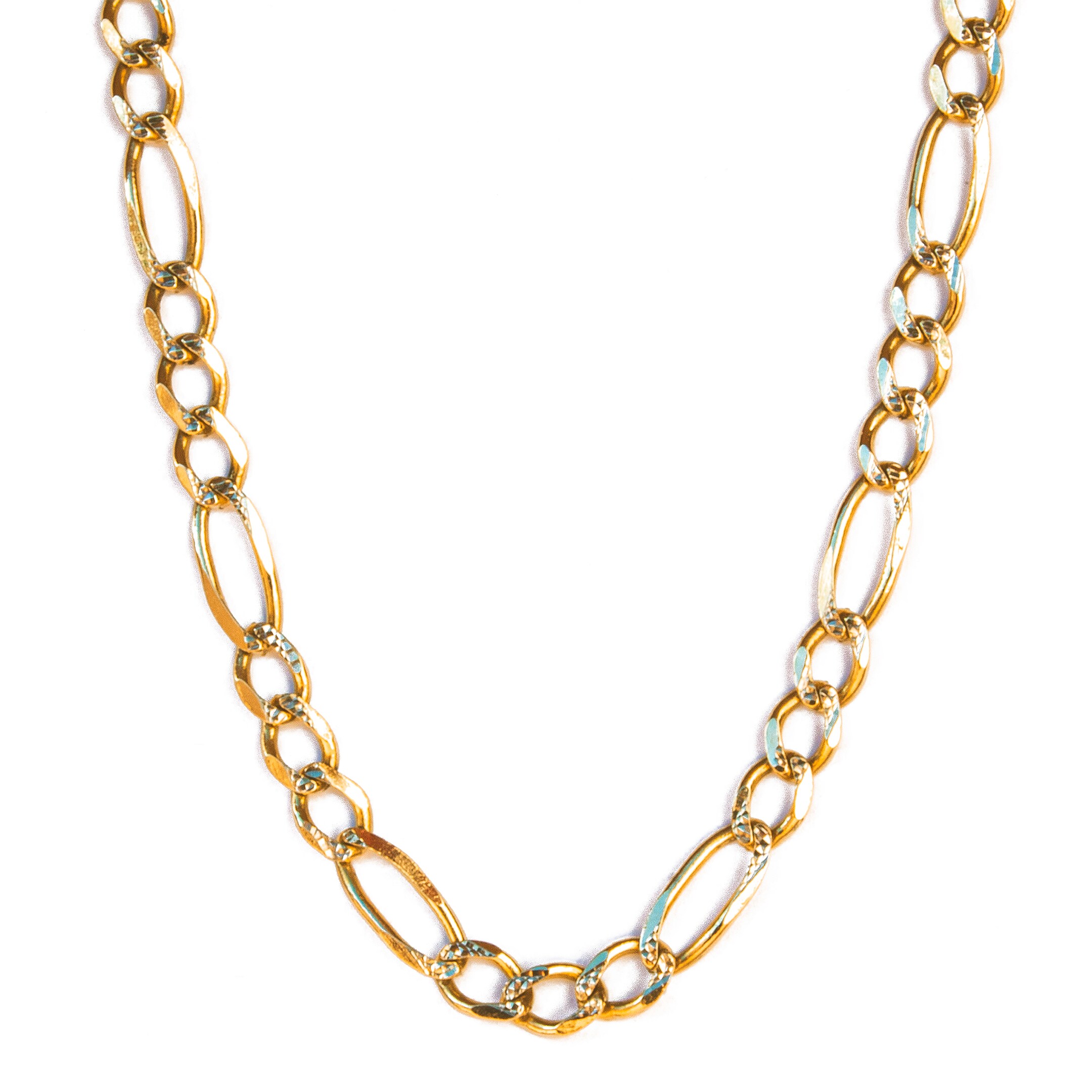 Cadena Diamantada Oro Italiano 10 Kilates.