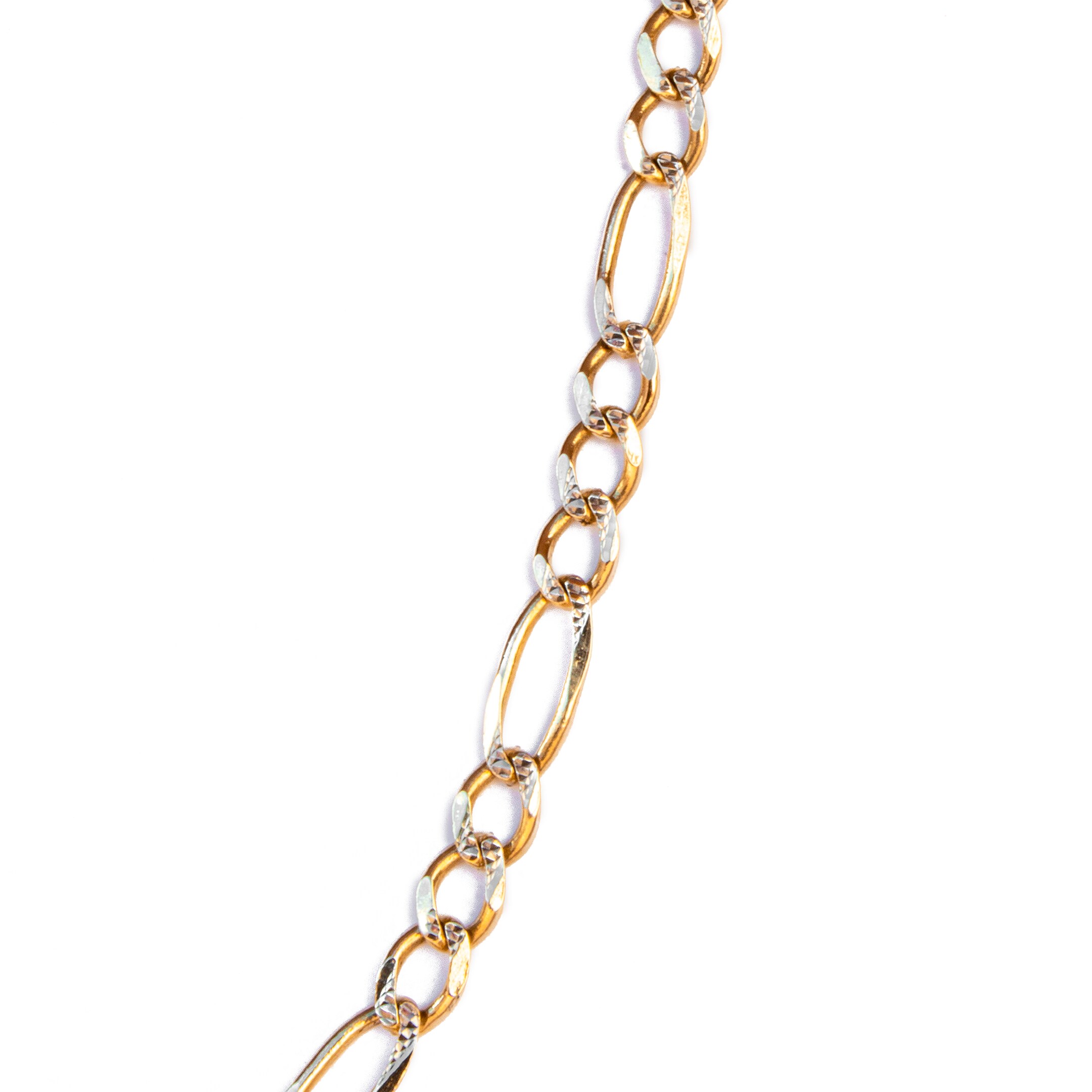 Cadena Diamantada Oro Italiano 10 Kilates.