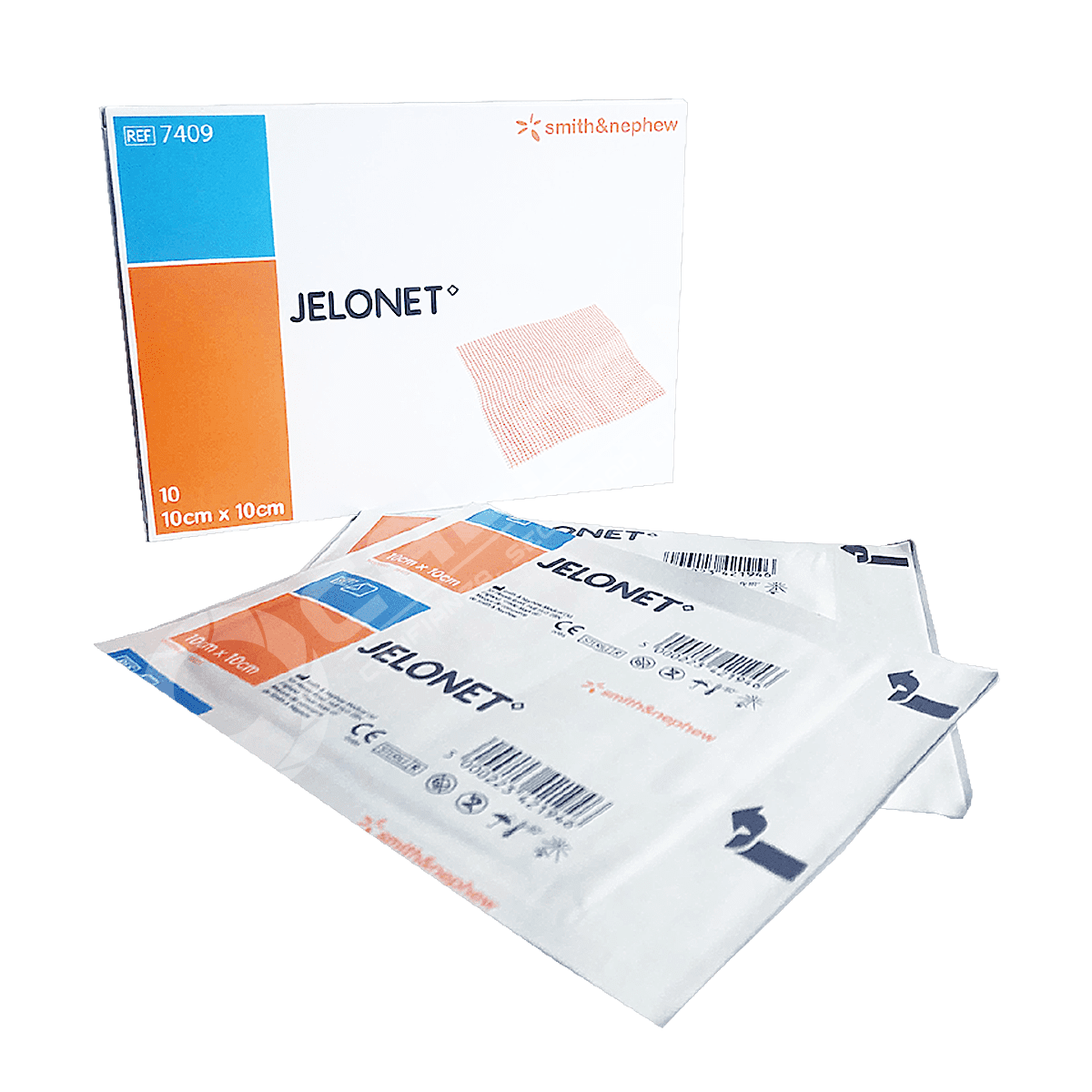 10 Jelonet de Gasa Parafinada de 10x10cm / Smith&Nephew - Médica Depot