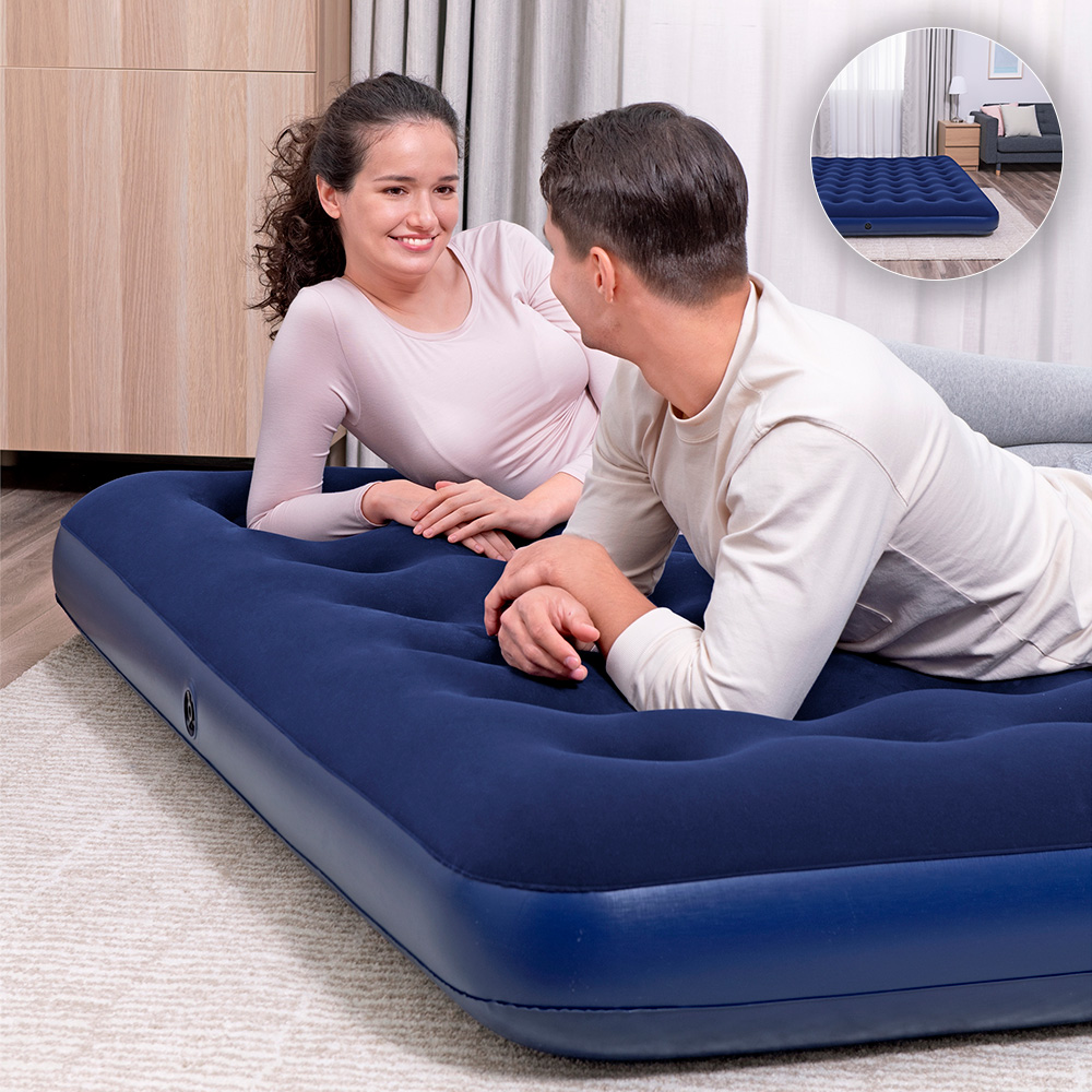 Colchón Inflable Tamaño King Camping Tritech Azul Bestway