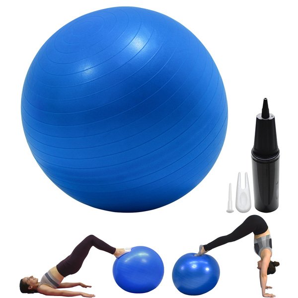 Pelota De Yoga 65 Cm Con Válvula 65cm Para Ejercicio Pilates - Impormel