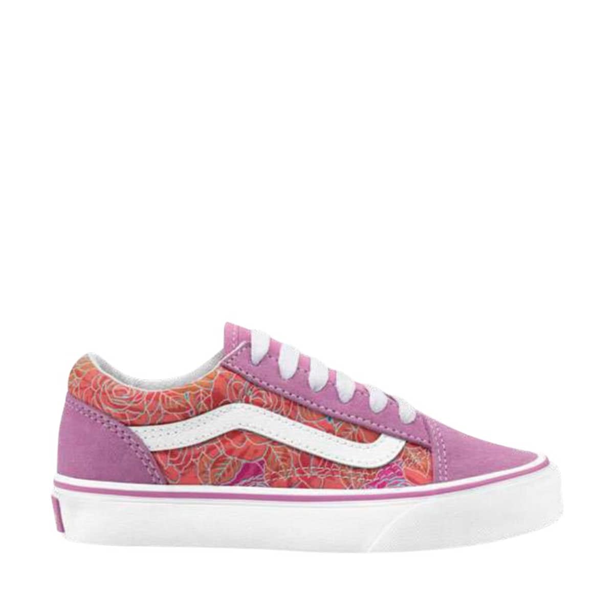Tenis casual Uy Old Skool de Vans Latino para niña, color rosa, mod. 1088648