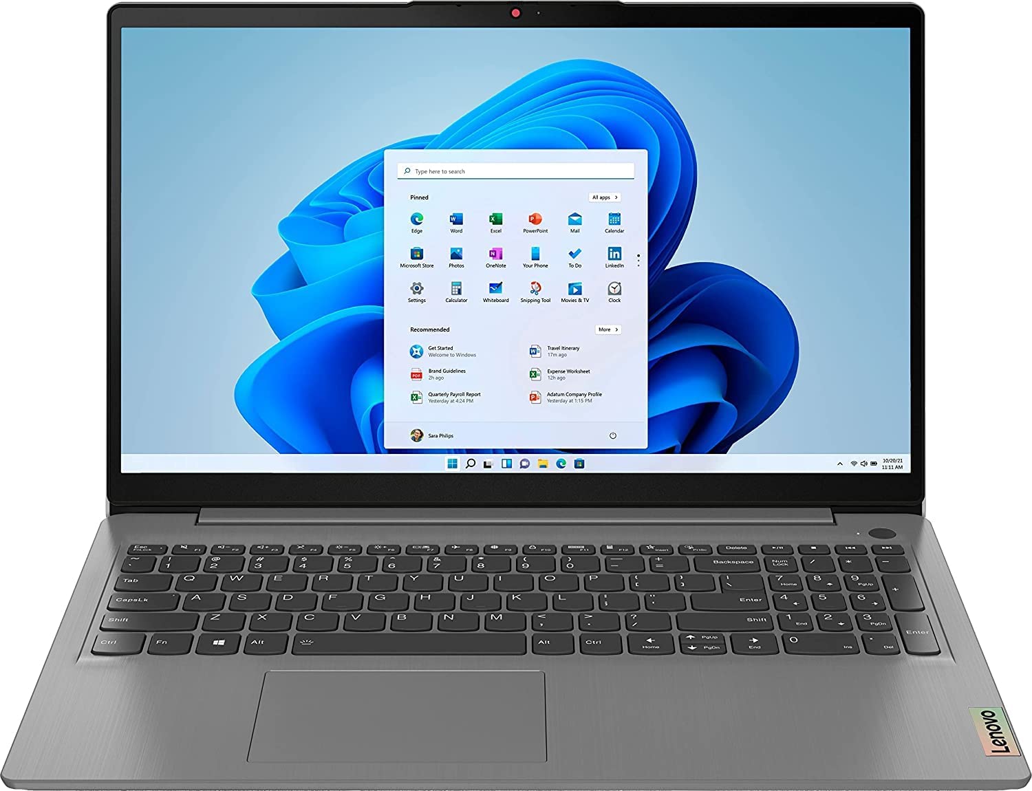 Portátil - Lenovo IdeaPad 3 Intel Core i3 11a generación i3 - Gris platino