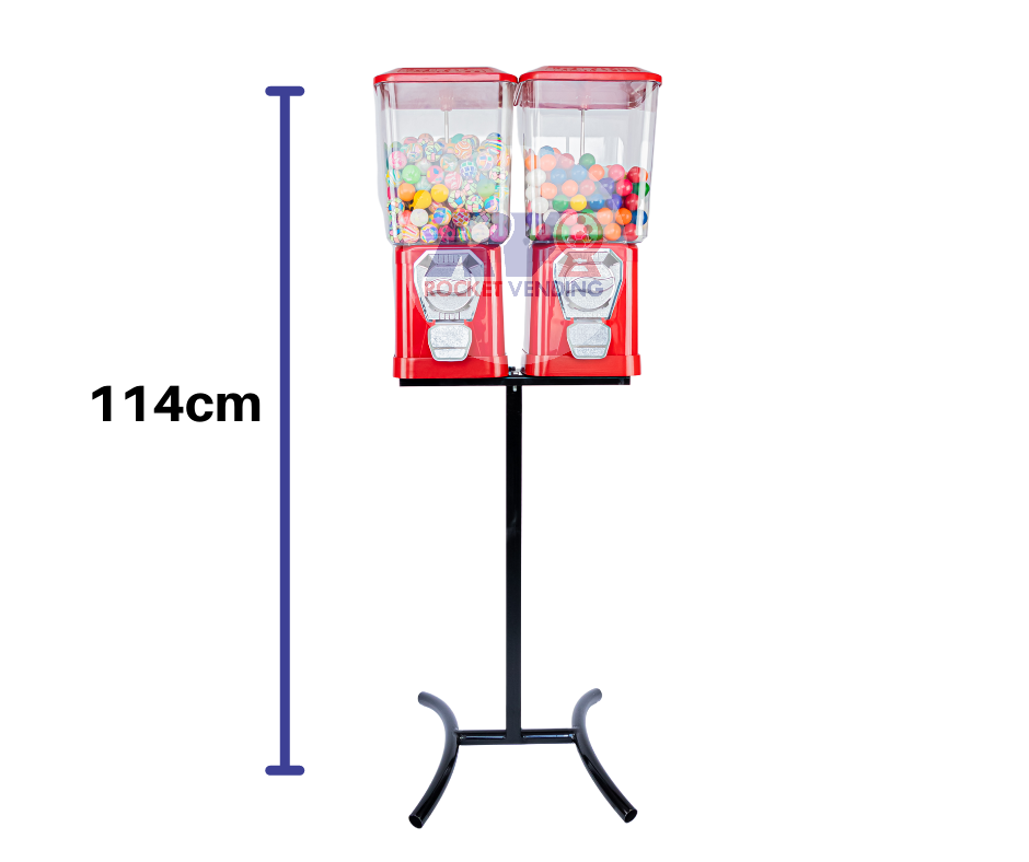 Modulo Chiclera Doble Con Base + Frutita + Chicles Eagle Vending