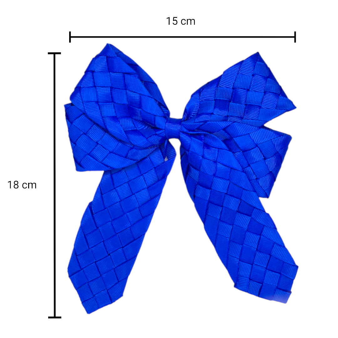 Dúo de moño trenzado, Cute as a Bug, par de moños de listones trenzados. 