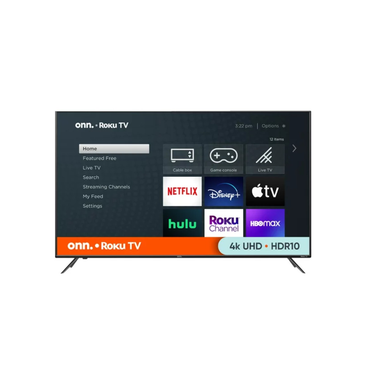 Onn 55" Roku Smart tv 4K UHD 100012586