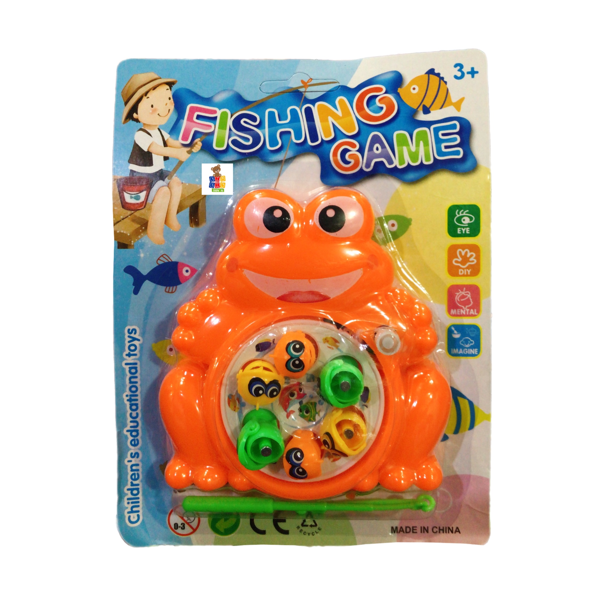 3 Mini Juego De Pesca Juguete De Cuerda Niños