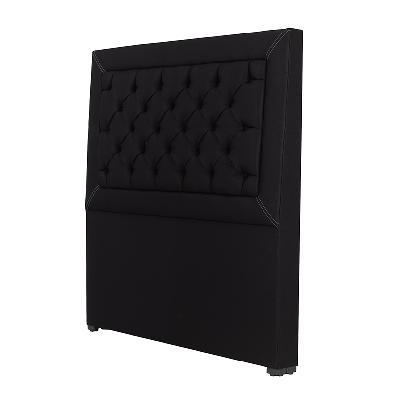 Colchón Queen Size Spring Air Omega Con Cabecera Dicasa Mary Negro