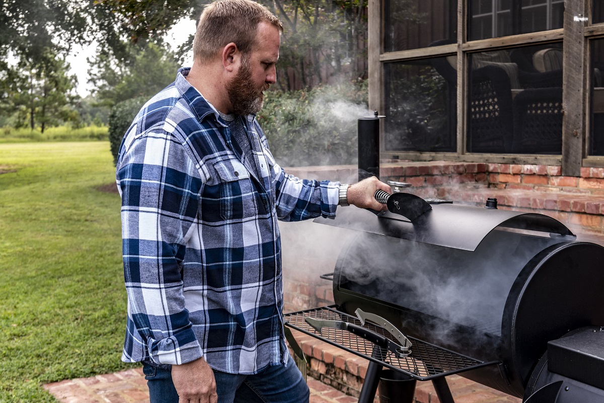 Asador Ahumador de Carbón Charbroil Offset Higland - Oklahoma Joes