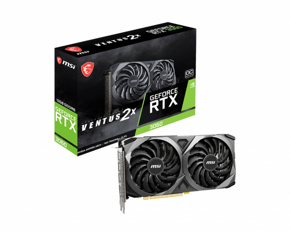 Tarjeta Video MSI NVIDIA Geforce Ventus RTX3060 12GB OC